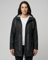 Women's Weatherproof Coat – Lightweight Hooded – Winter Casual Australia in Black