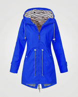 Women's Weatherproof Coat – Lightweight Hooded – Winter Casual Australia in Blue