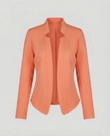 Women's Blazer – Tailored Soft Drape Fit – Office Smart Casual Australia in Orange