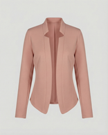 Women's Blazer – Tailored Soft Drape Fit – Office Smart Casual Australia in Pink