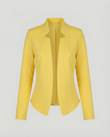 Women's Blazer – Tailored Soft Drape Fit – Office Smart Casual Australia in Yellow