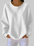 Women's Textured Sweater – Lightweight Relaxed Knit – Spring Layering Australia