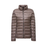 Women's Down Jacket – Ultralight Packable Warm – Winter Australia in Khaki