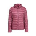 Women's Down Jacket – Ultralight Packable Warm – Winter Australia in Pink