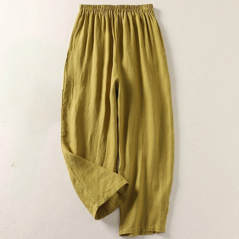 Women's Palazzo Pants – Wide-Leg High-Rise – Office Casual Australia