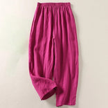 Women's Palazzo Pants – Wide-Leg High-Rise – Office Casual Australia in Rose
