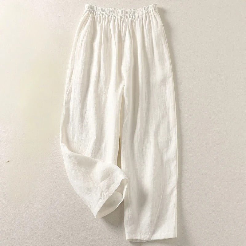 Women's Palazzo Pants – Wide-Leg High-Rise – Office Casual Australia