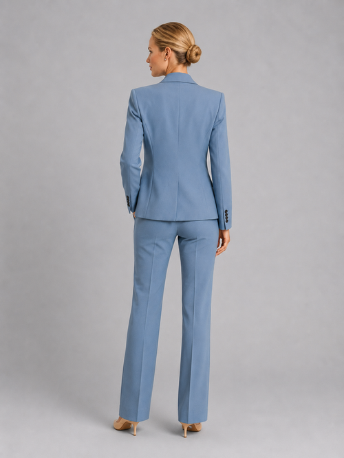 Women's Blazer & High-Waist Trousers Suit – Tailored Structured – Office Australia