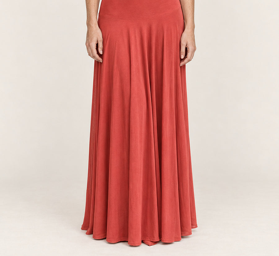 Claudette | Draped One-Shoulder Drop-Waist Maxi Dress