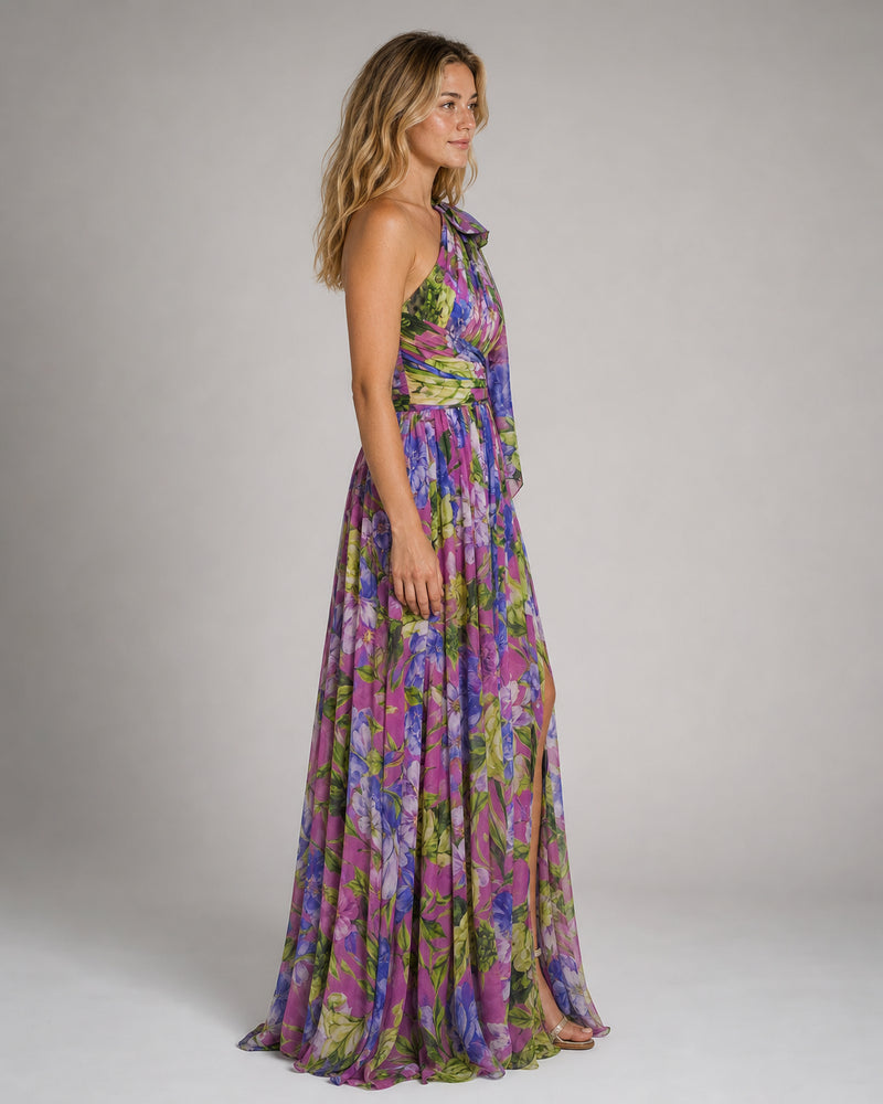 Valentina One-Shoulder Maxi Dress | Women's Floral Resort Gown