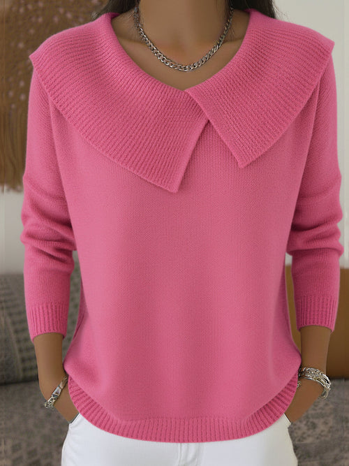 Warm Sweater with Soft Collar Australia Women Winter