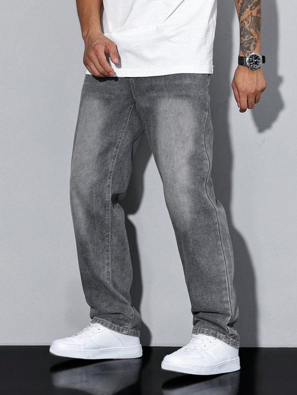 Casual Men’s Solid Color Jeans – Daan Everyday Denim