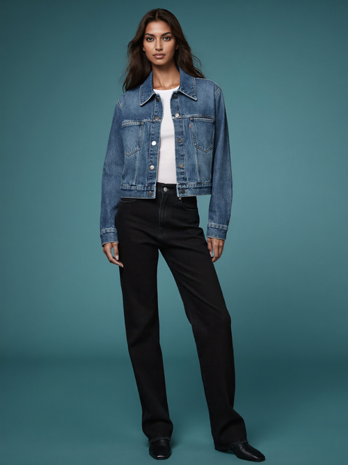 Women's Denim Jacket – Classic Durable Cotton – Casual Australia