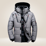 Parka Jacket – Waterproof Windproof Fleece-Lined – Regular Fit – Men's Winter Outerwear Australia in Grey