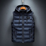 Gilet Jacket – Cotton Blend Plaid Insulated – Regular Fit – Men's Winter Outerwear Australia in Blue