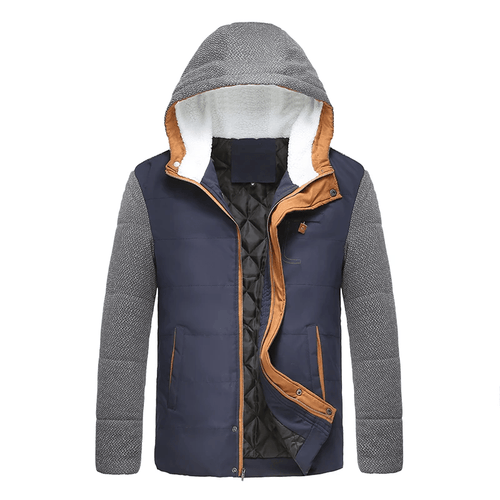 Winter Coat – Padded Insulated Borg-Lined Hood – Regular Fit – Men's Winter Outerwear Australia