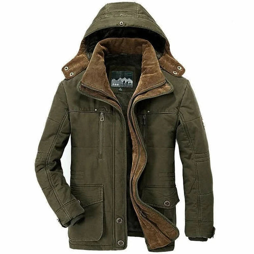 Winter Jacket – Triple Insulated Fleece-Lined Detachable Hood – Regular Fit – Men's Winter Outerwear Australia