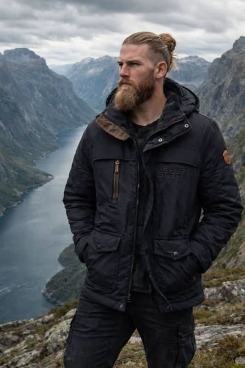 Winter Jacket – Triple Insulated Fleece-Lined Detachable Hood – Regular Fit – Men's Winter Outerwear Australia