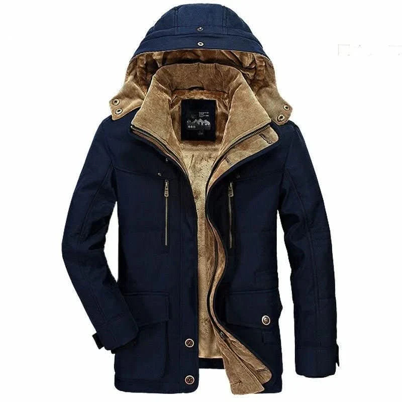 Winter Jacket – Triple Insulated Fleece-Lined Detachable Hood – Regular Fit – Men's Winter Outerwear Australia