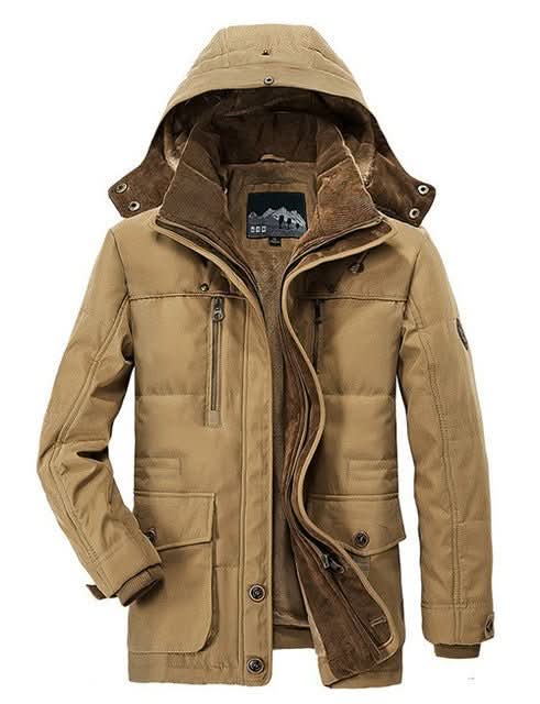 Winter Jacket – Triple Insulated Fleece-Lined Detachable Hood – Regular Fit – Men's Winter Outerwear Australia