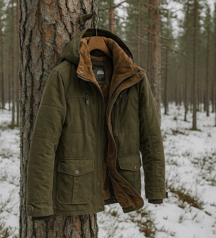 Winter Jacket – Triple Insulated Fleece-Lined Detachable Hood – Regular Fit – Men's Winter Outerwear Australia