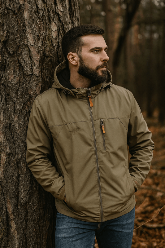 Winter Jacket – Insulated Hooded – Relaxed Fit – Men's Winter Outerwear Australia