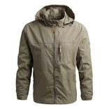 Winter Jacket – Insulated Hooded – Relaxed Fit – Men's Winter Outerwear Australia in Khaki
