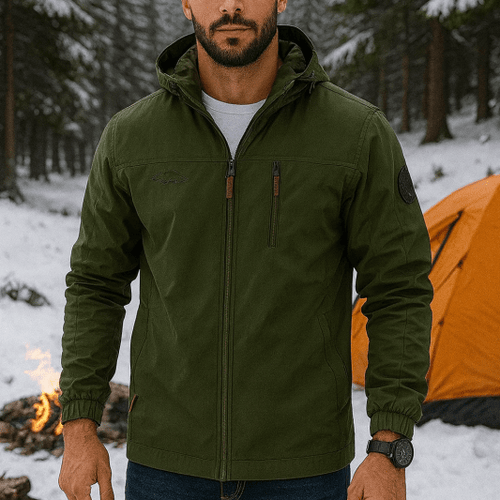 Winter Jacket – Insulated Hooded – Relaxed Fit – Men's Winter Outerwear Australia