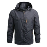 Winter Jacket – Insulated Hooded – Relaxed Fit – Men's Winter Outerwear Australia in Grey
