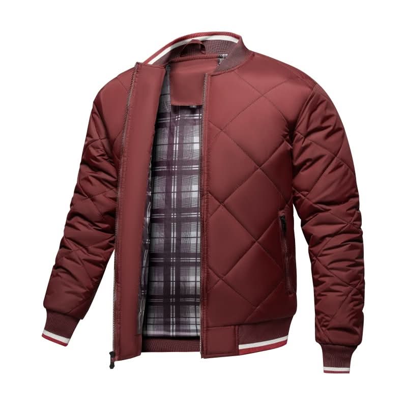 Quilted Jacket – Diamond Quilted Lightweight – Slim Fit – Men's Smart Casual Outerwear Australia