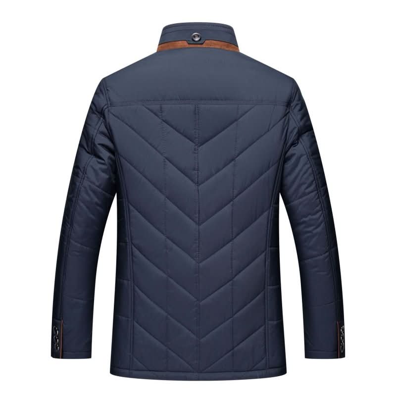 Quilted Jacket – Faux Fur Collar Tailored – Regular Fit – Men's Winter Outerwear Australia
