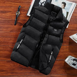 Gilet Jacket – Padded Insulated Sleeveless – Regular Fit – Men's Winter Outerwear Australia in Black