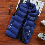 Gilet Jacket – Padded Insulated Sleeveless – Regular Fit – Men's Winter Outerwear Australia in Blue