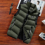 Gilet Jacket – Padded Insulated Sleeveless – Regular Fit – Men's Winter Outerwear Australia in Army Green