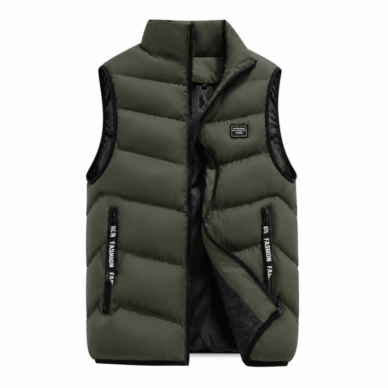 Gilet Jacket – Padded Insulated Sleeveless – Regular Fit – Men's Winter Outerwear Australia