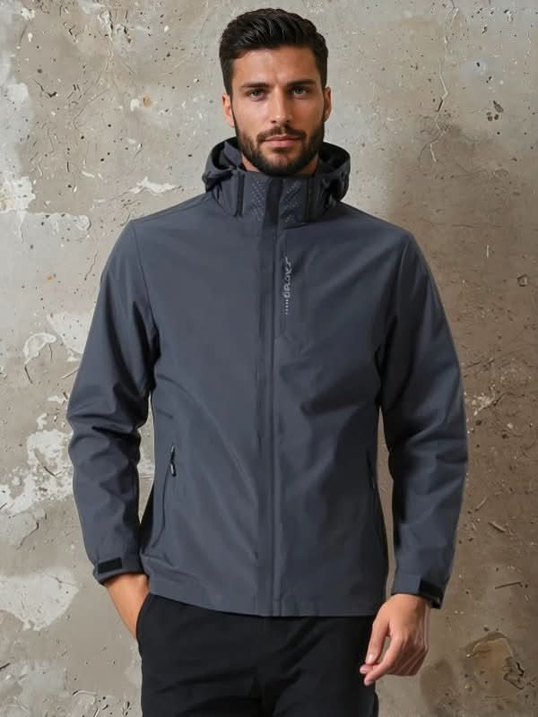 Winter Jacket – Water-Resistant Insulated Hooded – Relaxed Fit – Men's Winter Outerwear Australia