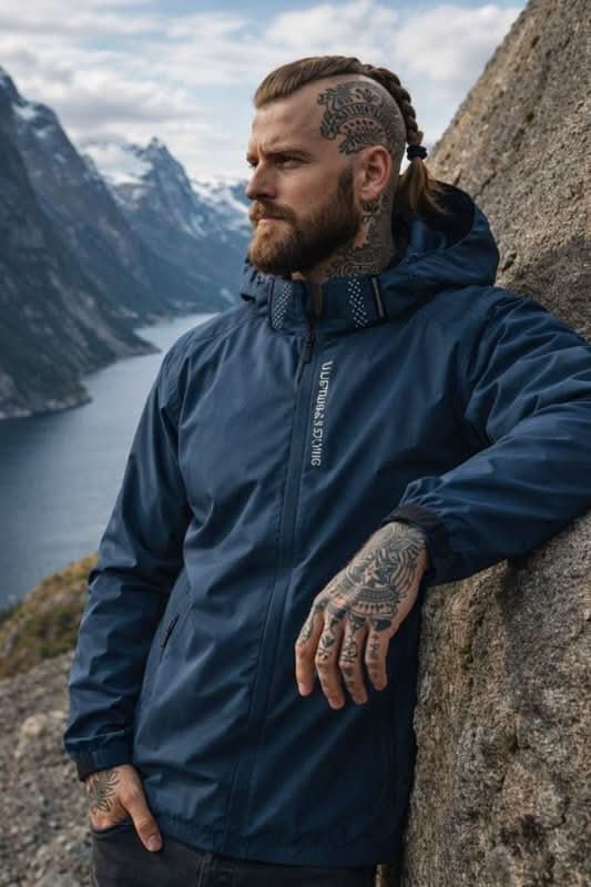 Winter Jacket – Water-Resistant Insulated Hooded – Relaxed Fit – Men's Winter Outerwear Australia