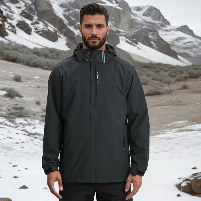 Winter Jacket – Water-Resistant Insulated Hooded – Relaxed Fit – Men's Winter Outerwear Australia