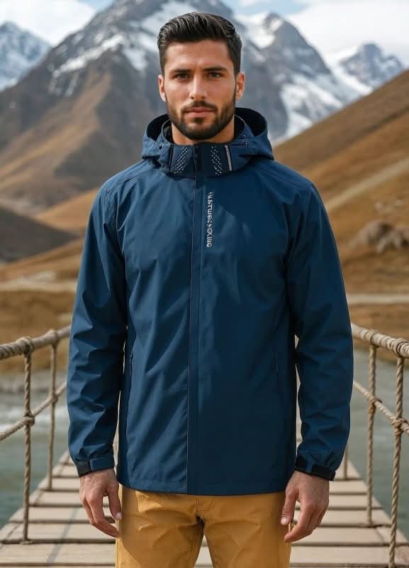 Winter Jacket – Water-Resistant Insulated Hooded – Relaxed Fit – Men's Winter Outerwear Australia