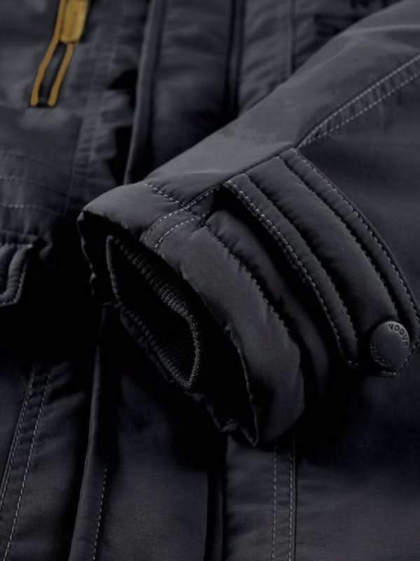 Winter Jacket – Fleece-Lined Showerproof Detachable Hood – Regular Fit – Men's Winter Outerwear Australia
