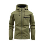 Winter Coat – Waterproof Insulated Hooded – Relaxed Fit – Men's Winter Outerwear Australia in Army Green