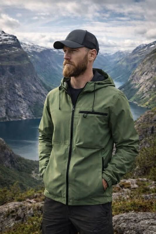 Winter Coat – Waterproof Insulated Hooded – Relaxed Fit – Men's Winter Outerwear Australia