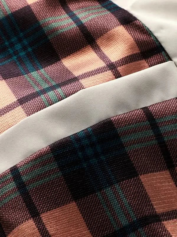 Windbreaker Jacket – Checkered Zip-Up Hooded – Regular Fit – Men's Winter Outerwear Australia