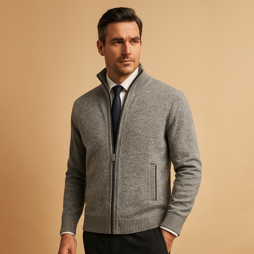 Men’s Zip-Up Vest – Classic and Versatile Layer | Timeless Everyday Comfort