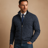 Men’s Zip-Up Vest – Classic and Versatile Layer | Timeless Everyday Comfort in Darkblue