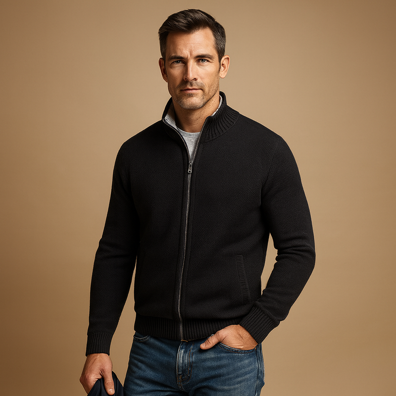Men’s Zip-Up Vest – Classic and Versatile Layer | Timeless Everyday Comfort