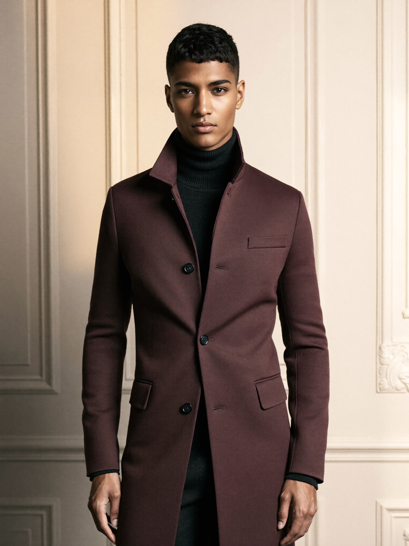 Long Stylish Coat – Classic Overcoat for Formal and Casual Elegance