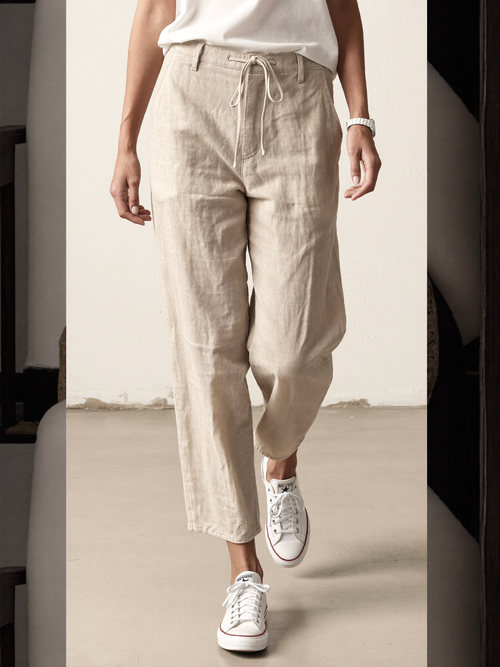 Women's Casual Pants – Relaxed Drawstring Waist – Everyday Australia