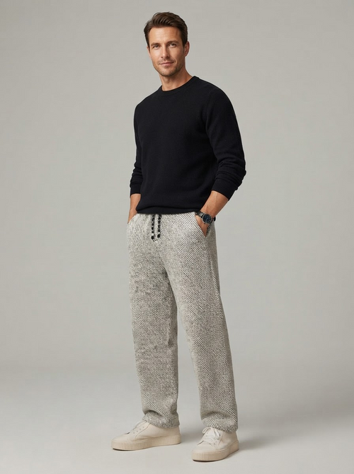 Sherpa Trousers – Fleece-Lined – Loose Fit – Men's Winter Casual Australia