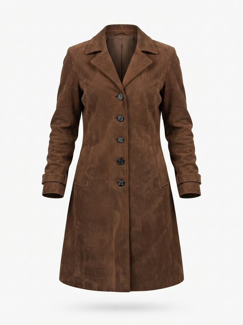 Women's Trench Coat – Double-Breasted Structured – Winter Australia